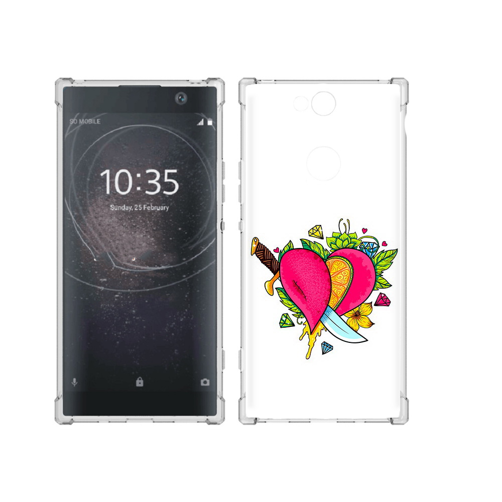 

Чехол MyPads Tocco для Sony Xperia XA2 Plus Фруктовое сердце, Прозрачный, Tocco