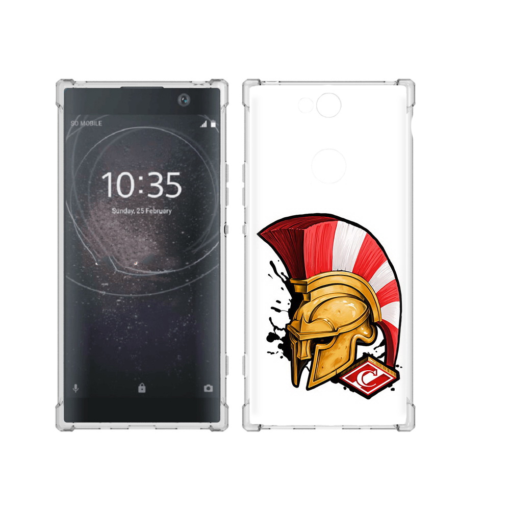 

Чехол MyPads Tocco для Sony Xperia XA2 Plus ФК спартак шлем, Прозрачный, Tocco