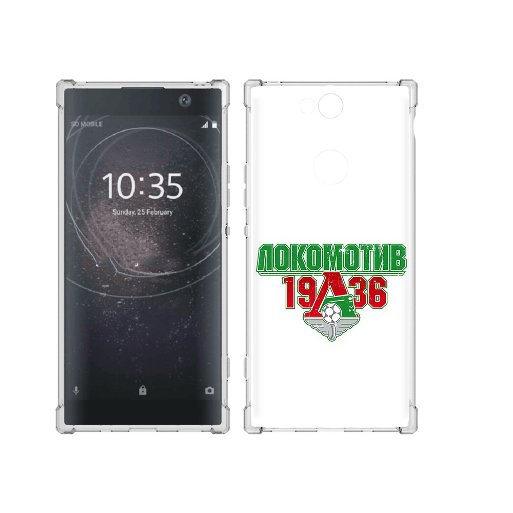 

Чехол MyPads Tocco для Sony Xperia XA2 Plus ФК локомотив 1936, Прозрачный, Tocco