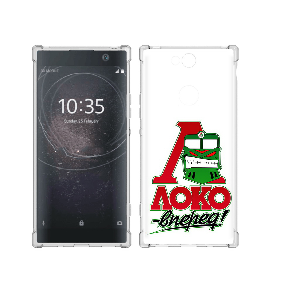

Чехол MyPads Tocco для Sony Xperia XA2 Plus ФК локо вперед, Прозрачный, Tocco