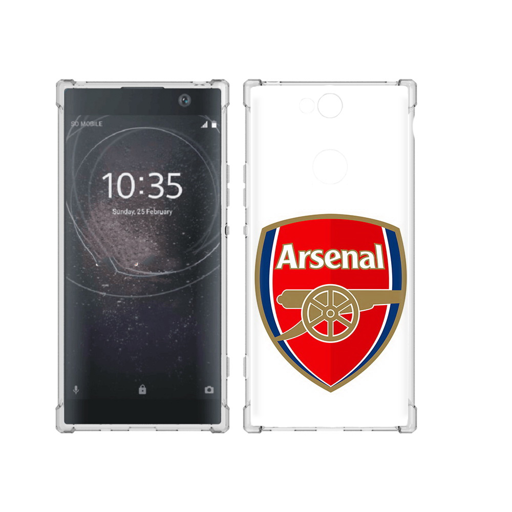 

Чехол MyPads Tocco для Sony Xperia XA2 Plus ФК Арсенал логотип, Прозрачный, Tocco