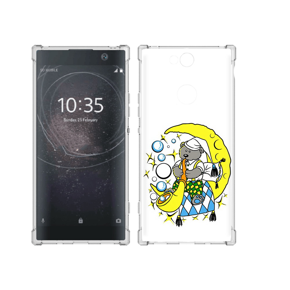 

Чехол MyPads Tocco для Sony Xperia XA2 Plus Сырная луна, Прозрачный, Tocco