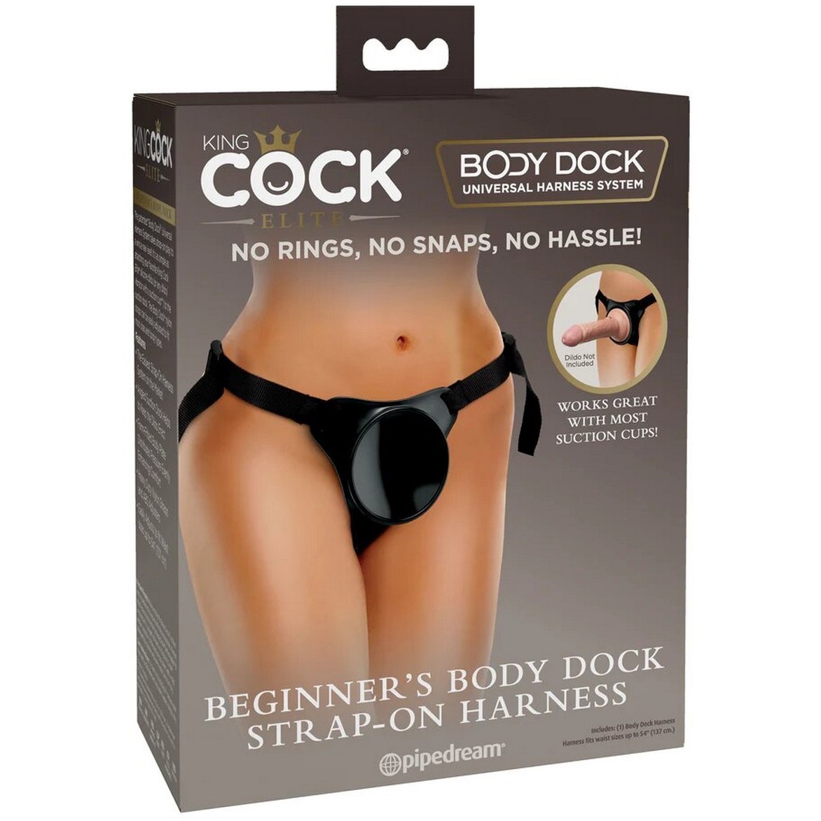 фото Трусы для фиксации насадок pipedream beginner s body dock strap-on harness черные