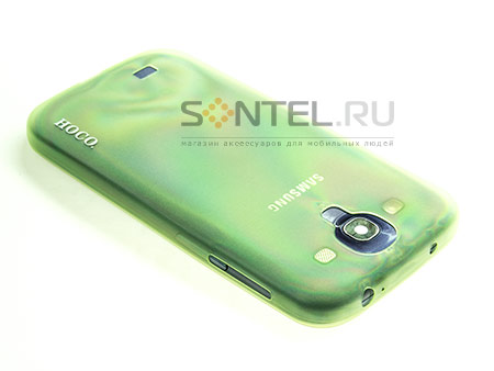 Задняя накладка Hoc Thin Series для Samsung Galaxy i9500 SIV зелёная