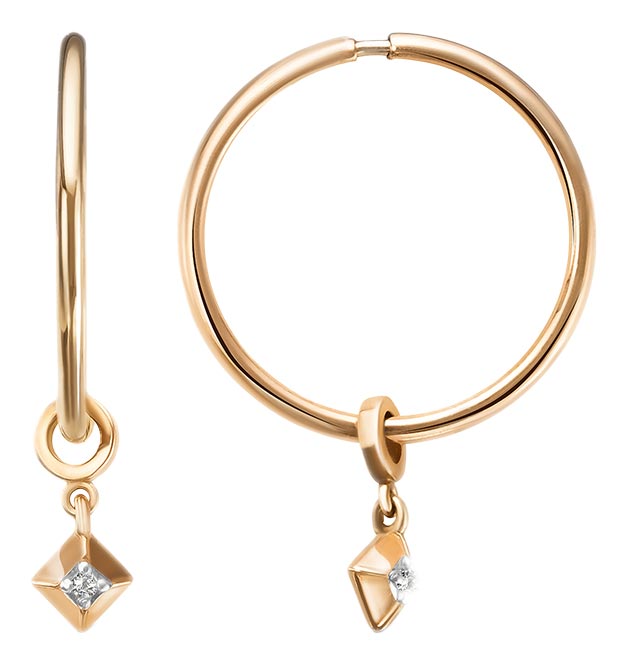 

Серьги из красного золота с фианитом Veronika S132-2261-15/0, S132-2261-15/0