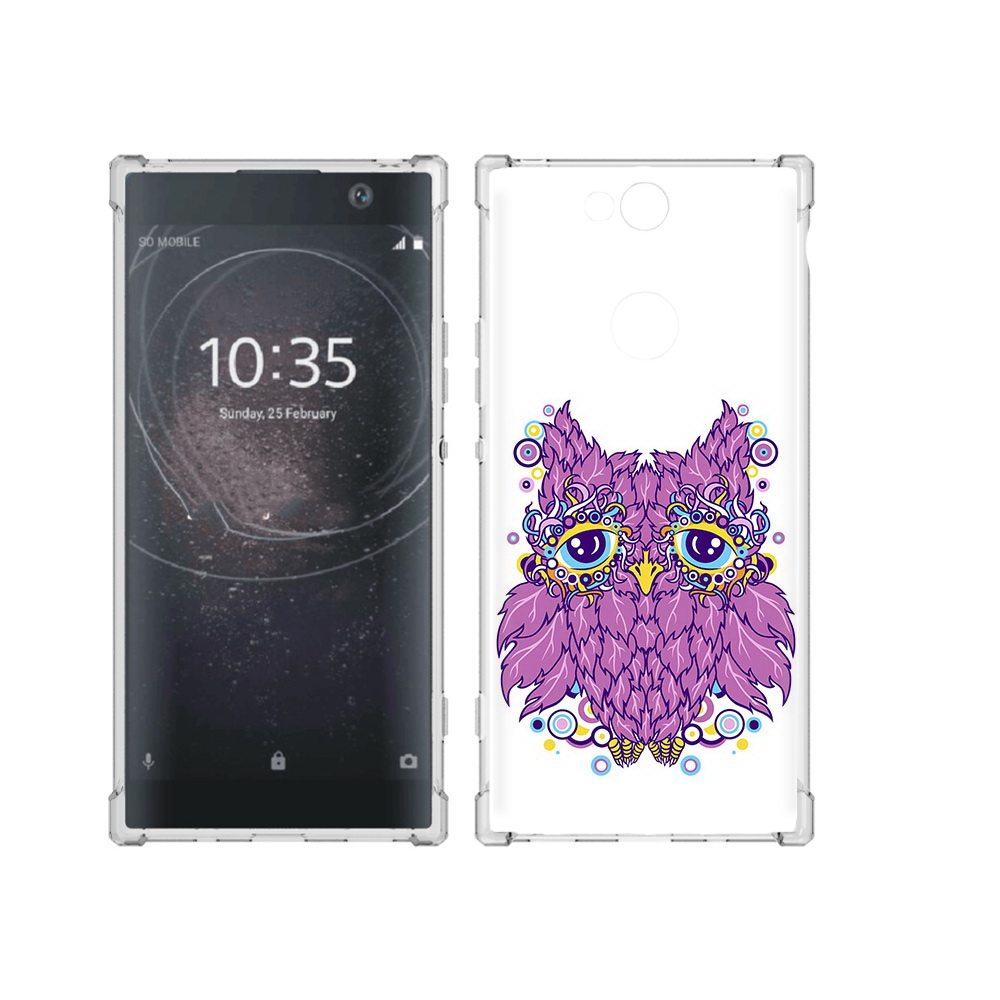 

Чехол MyPads Tocco для Sony Xperia XA2 Plus Розовая сова, Прозрачный, Tocco