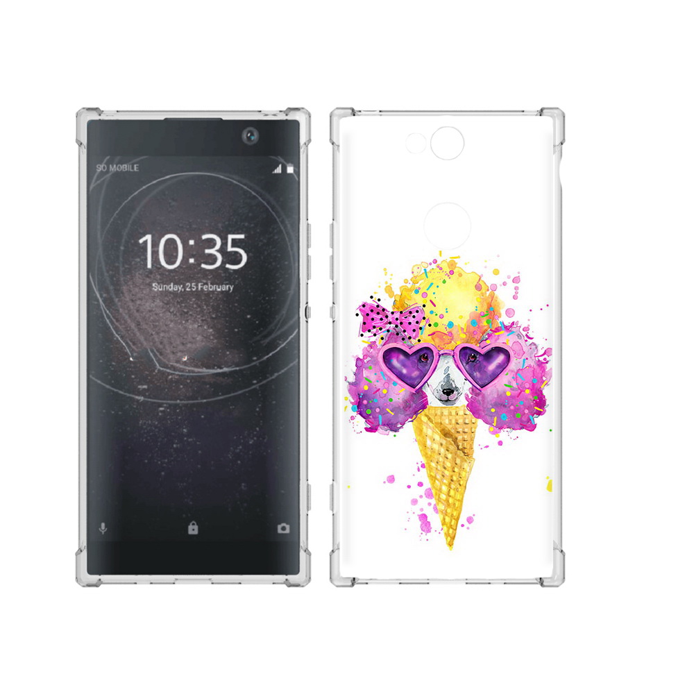 

Чехол MyPads Tocco для Sony Xperia XA2 Plus Рожок, Прозрачный, Tocco