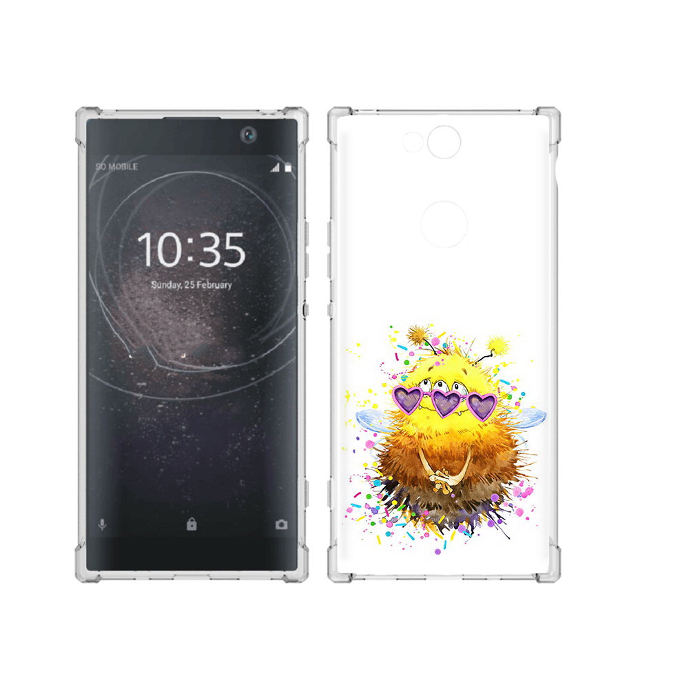 

Чехол MyPads Tocco для Sony Xperia XA2 Plus Пушитый шмель, Прозрачный, Tocco