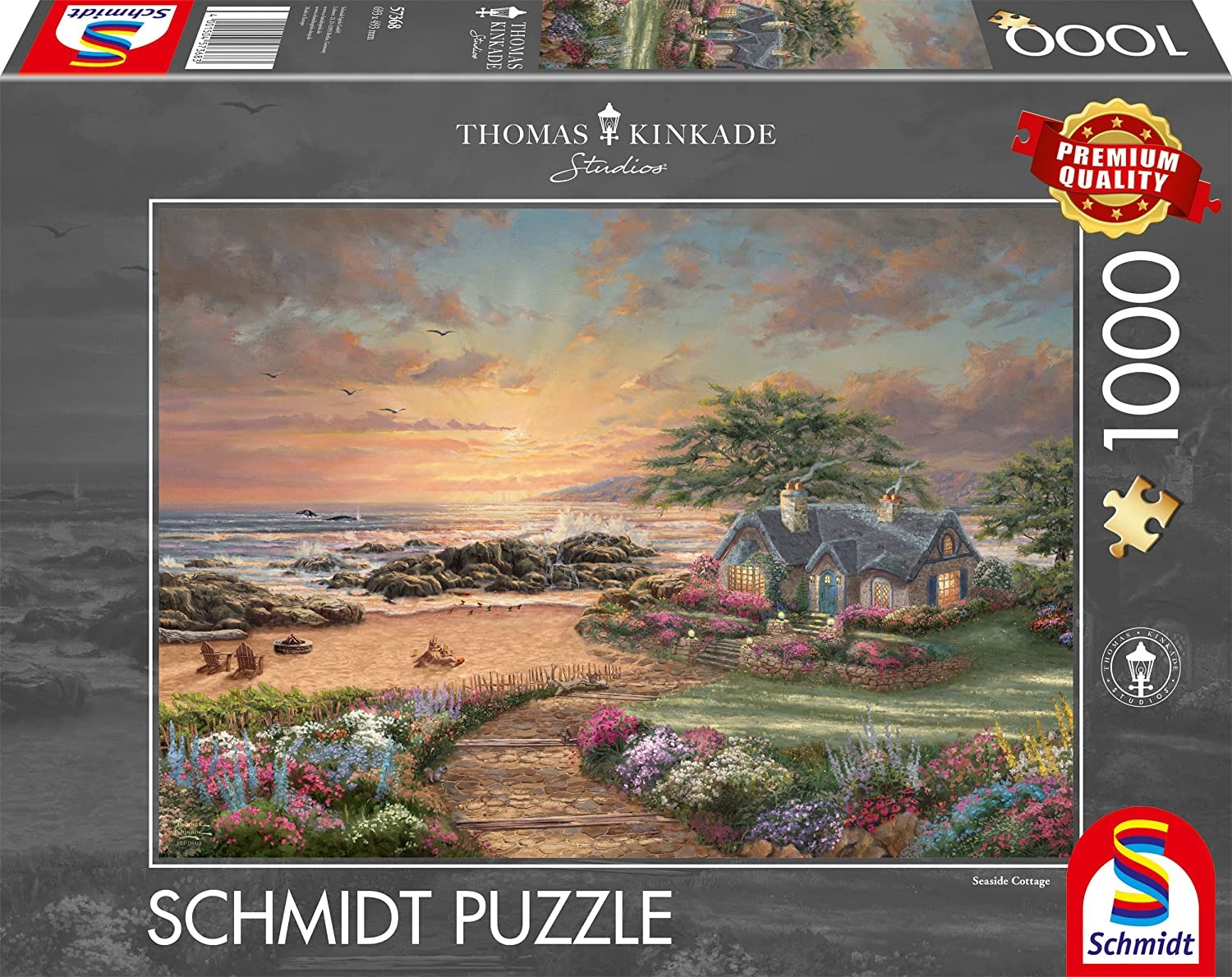 

Пазл Schmidt Кинкейд. Коттедж у моря 1000 деталей, Кинкейд. Коттедж у моря