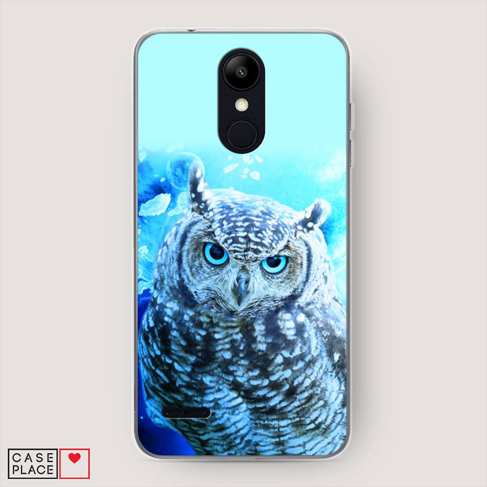 

Чехол Awog на LG K9 (K8 2018) "Сова арт 7", Синий;голубой, 83750-1