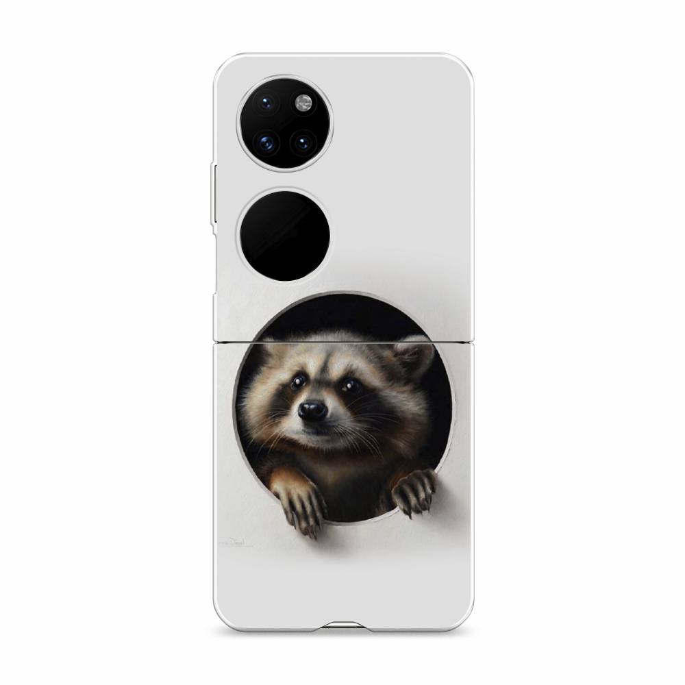 

Чехол Awog "Любопытный енот" для Huawei P50 pocket, 6107440-1