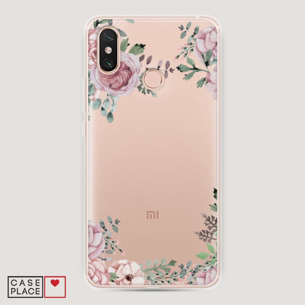 

Пластиковый чехол "Нежные розы акварель" на Xiaomi Mi Max 3