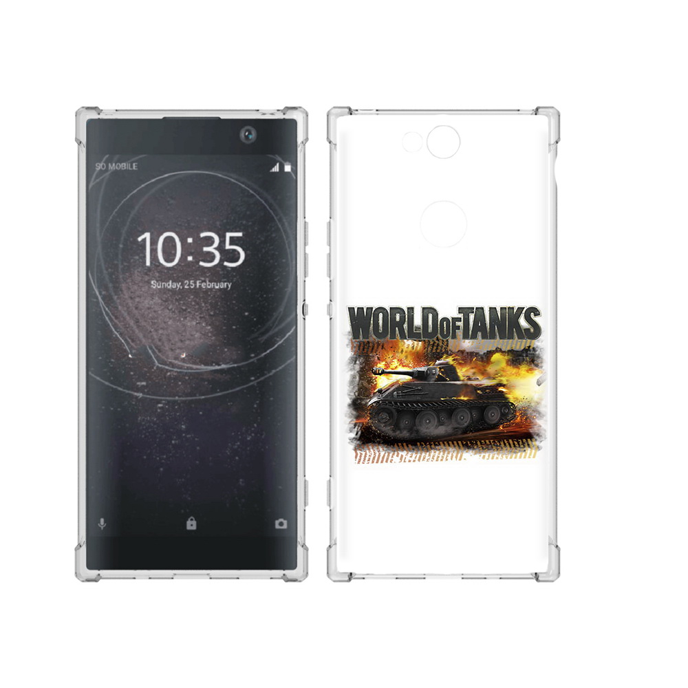 

Чехол MyPads Tocco для Sony Xperia XA2 Plus Мир танков-2, Прозрачный, Tocco