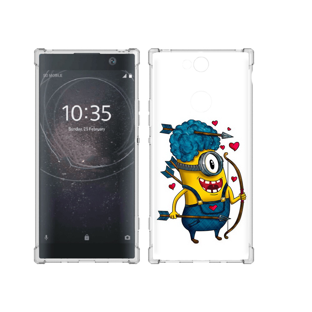 

Чехол MyPads Tocco для Sony Xperia XA2 Plus Миньон купидон, Прозрачный, Tocco