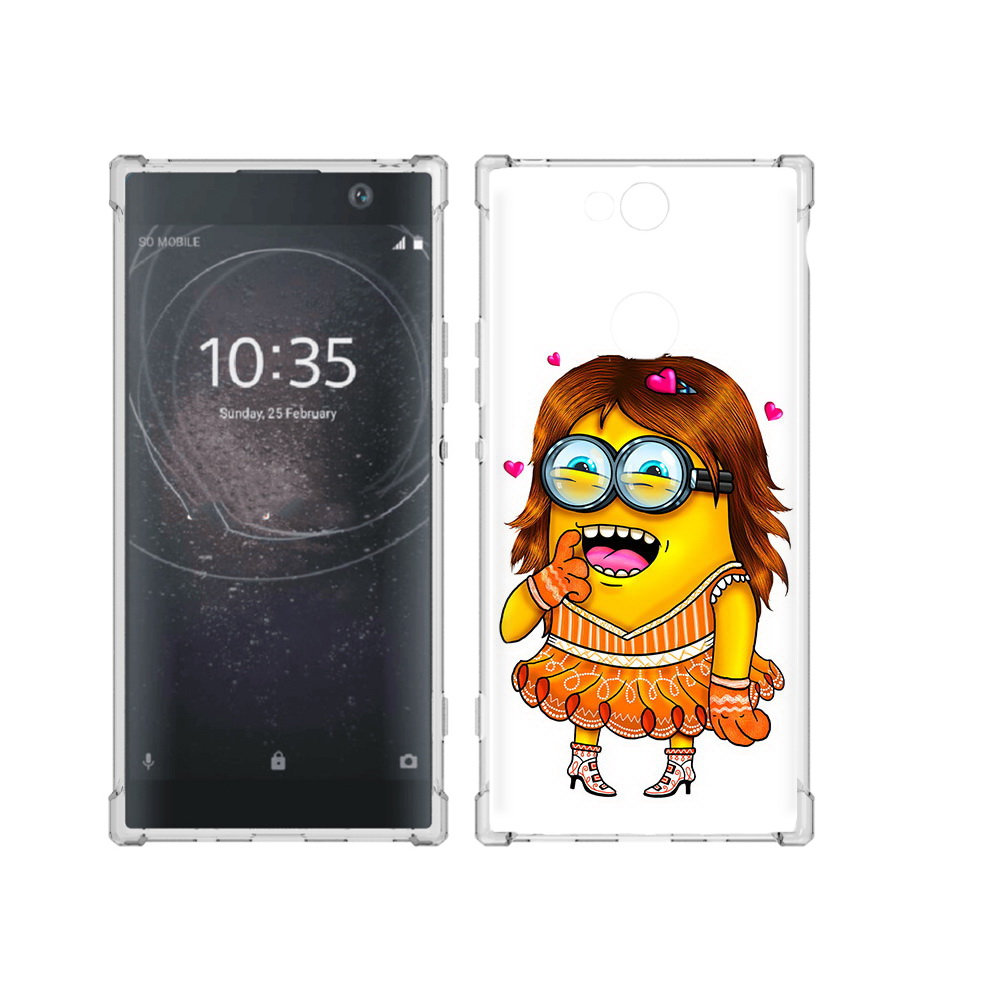 

Чехол MyPads Tocco для Sony Xperia XA2 Plus Миньон девочка, Прозрачный, Tocco