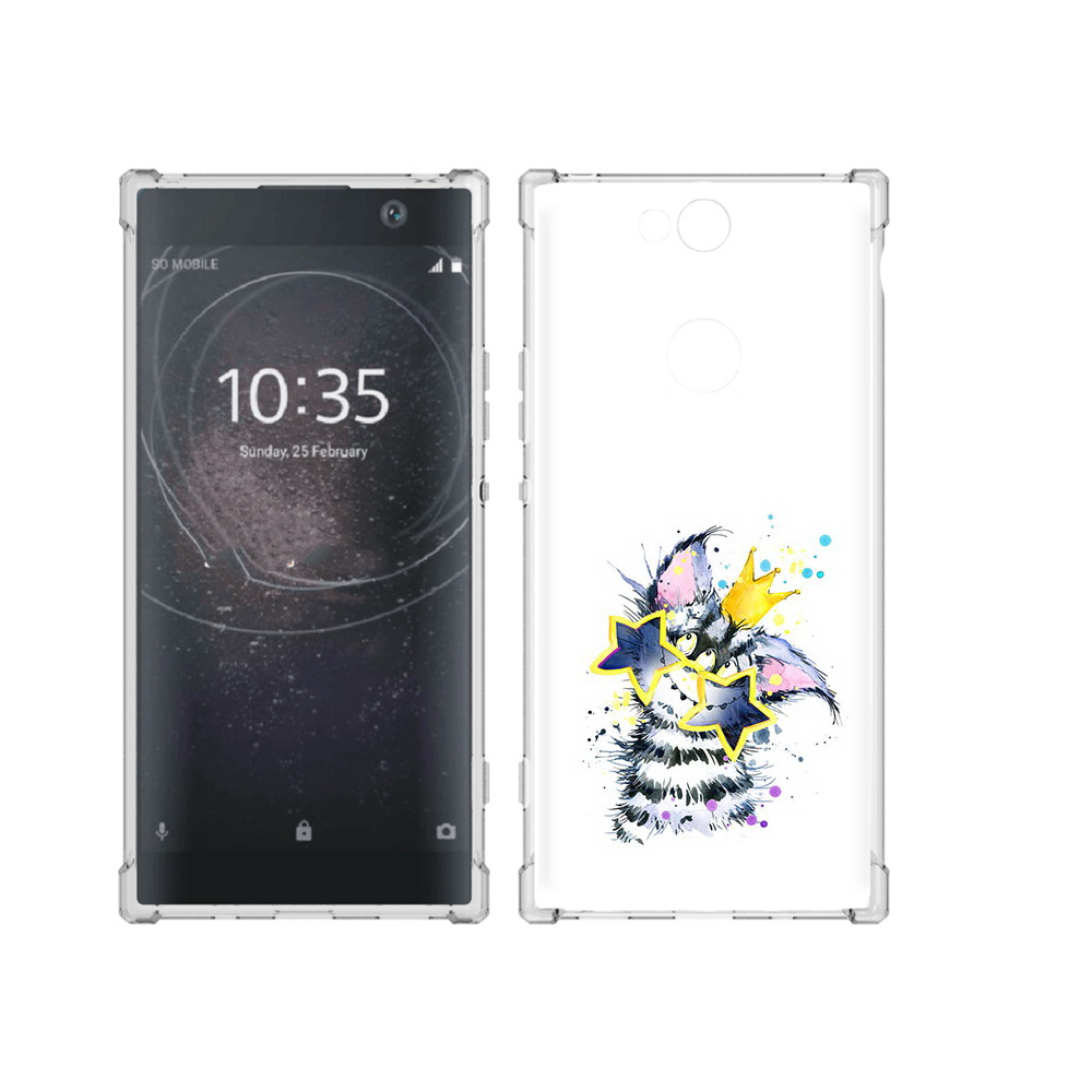 

Чехол MyPads Tocco для Sony Xperia XA2 Plus Мартовский Нуся, Прозрачный, Tocco