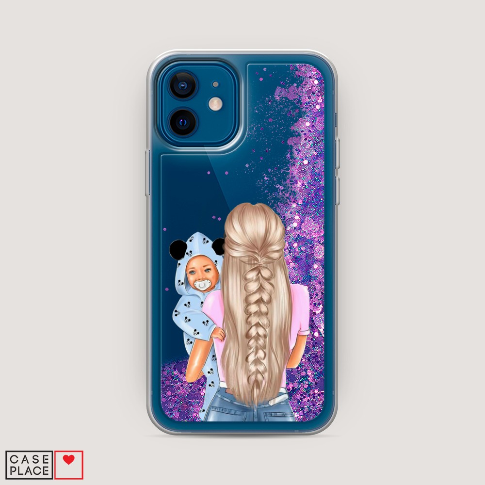 

Чехол Awog на Apple iPhone 12 / Айфон 12 "Молодая мама", Разноцветный, 12592-1