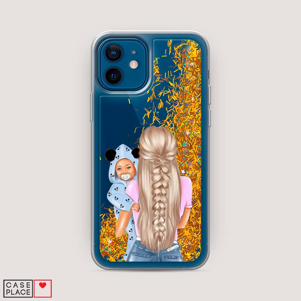 

Чехол Awog на Apple iPhone 12 / Айфон 12 "Молодая мама", Разноцветный, 12590-1