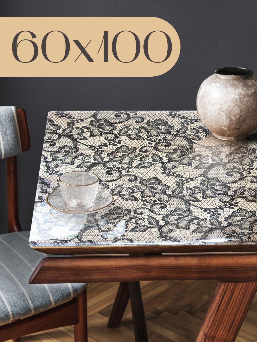 Гибкое стекло КАТРИ на стол 60х100 см