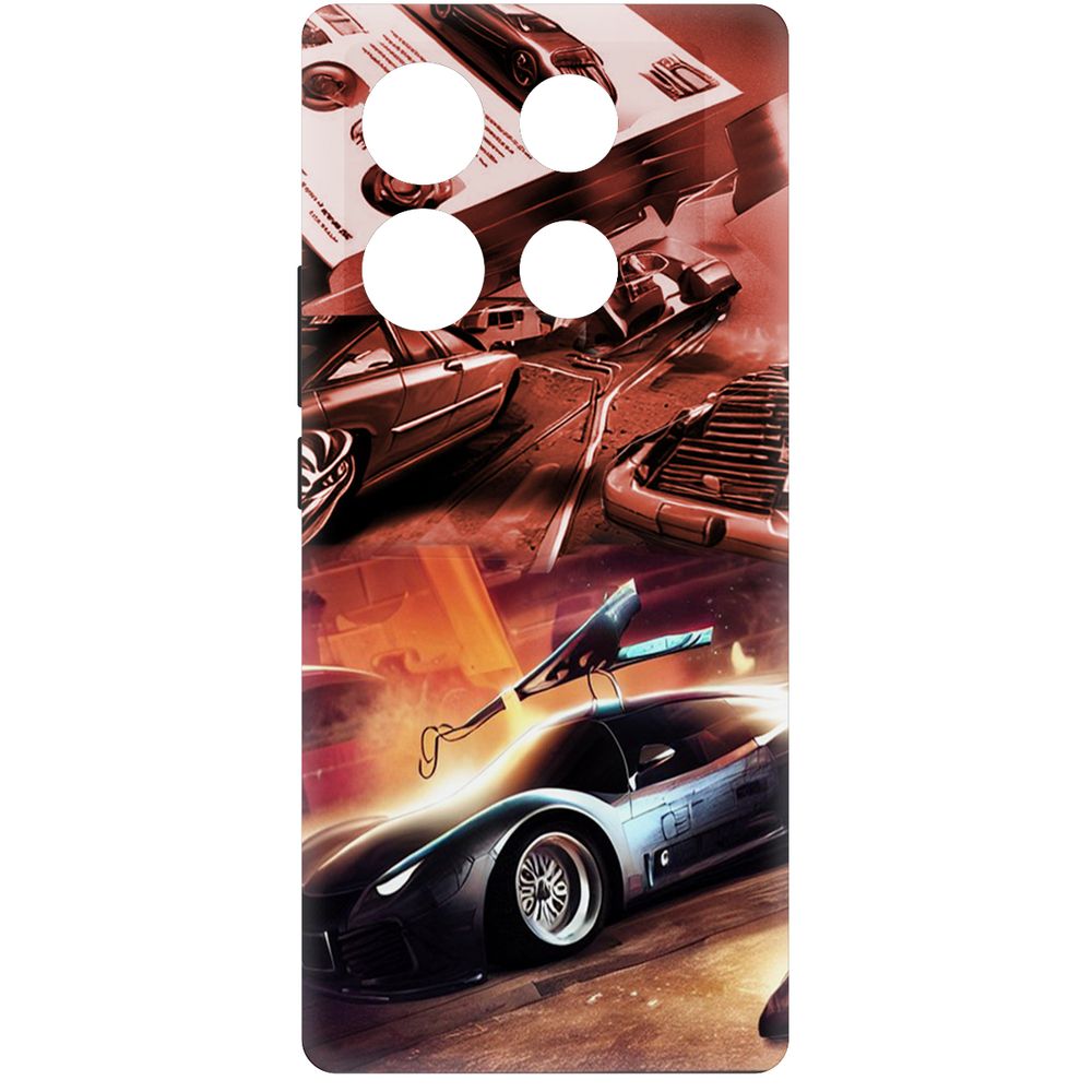 

Чехол-накладка Krutoff Soft Case Автодинамика для INFINIX Note 40 Pro черный