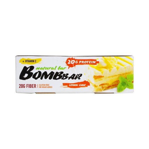 

Протеиновый батончик BombBar Лимонный торт неглазированный 60 г