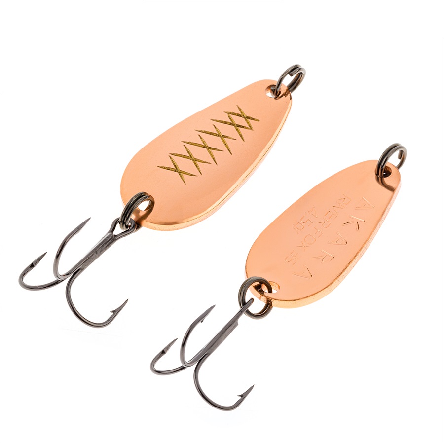 

AKARA Блесна колеблющаяся AKARA LITE SERIES RIVER FOX ( 4,5гр/AB44), Золотистый