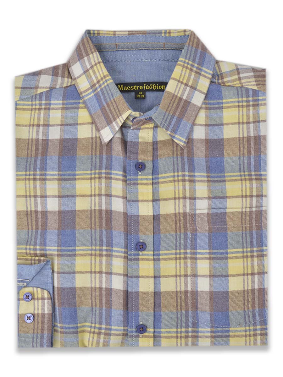 

Рубашка мужская Maestro Hudson 75 разноцветная 41/178-186, Разноцветный, Hudson 75