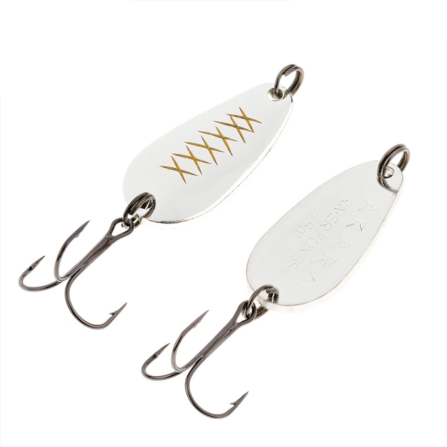 

AKARA Блесна колеблющаяся AKARA LITE SERIES RIVER FOX ( 2,5гр/AB40), Серебристый;золотистый