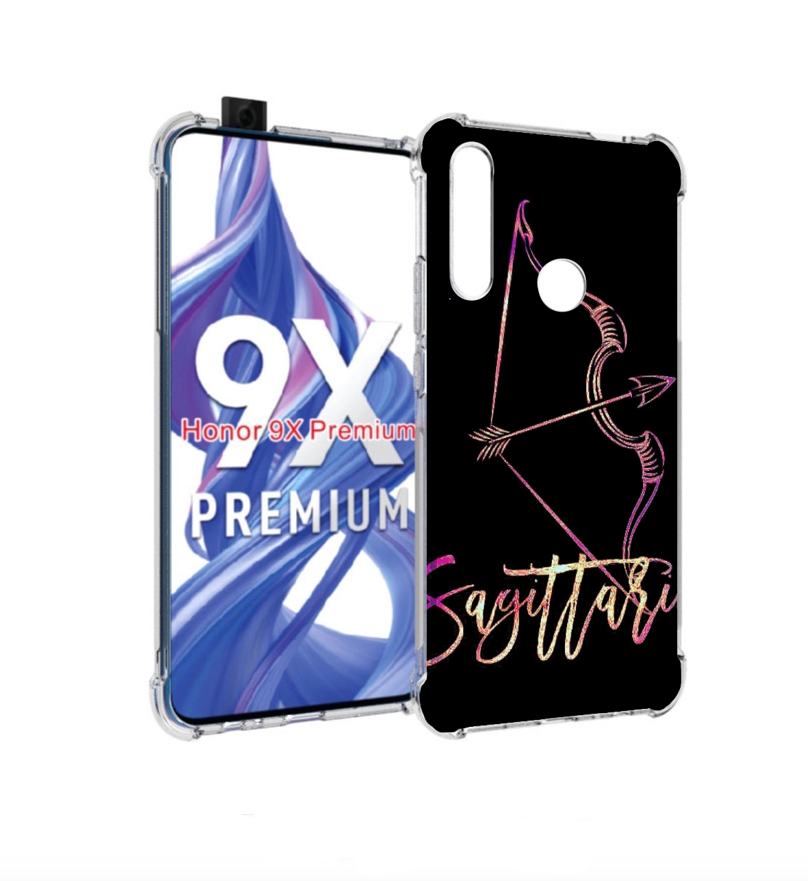

Чехол бампер MyPads знак зодиака стрелец 3 для Honor 9X (STK-LX1, Прозрачный, Tocco