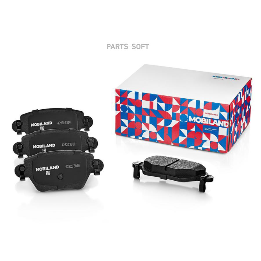 

Колодки тормозные дисковые задние (4 шт.) с п/шум. пласт. для а/м FORD MOBILAND 429203810