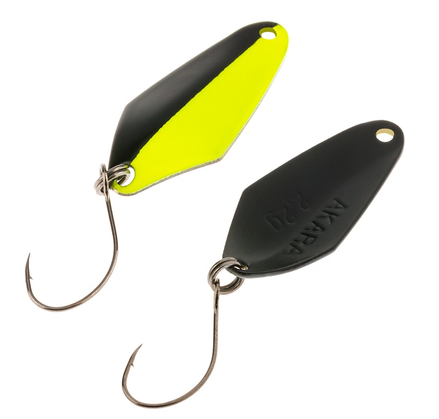 

AKARA Блесна колеблющаяся AKARA TROUT TIME TANTO 30 ( 2,8гр/81), Желтый;черный