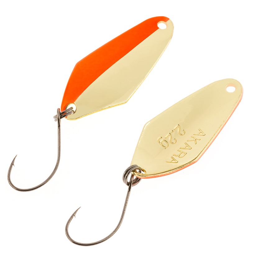 

AKARA Блесна колеблющаяся AKARA TROUT TIME TANTO 30 ( 2,8гр/29), Золотистый;красный