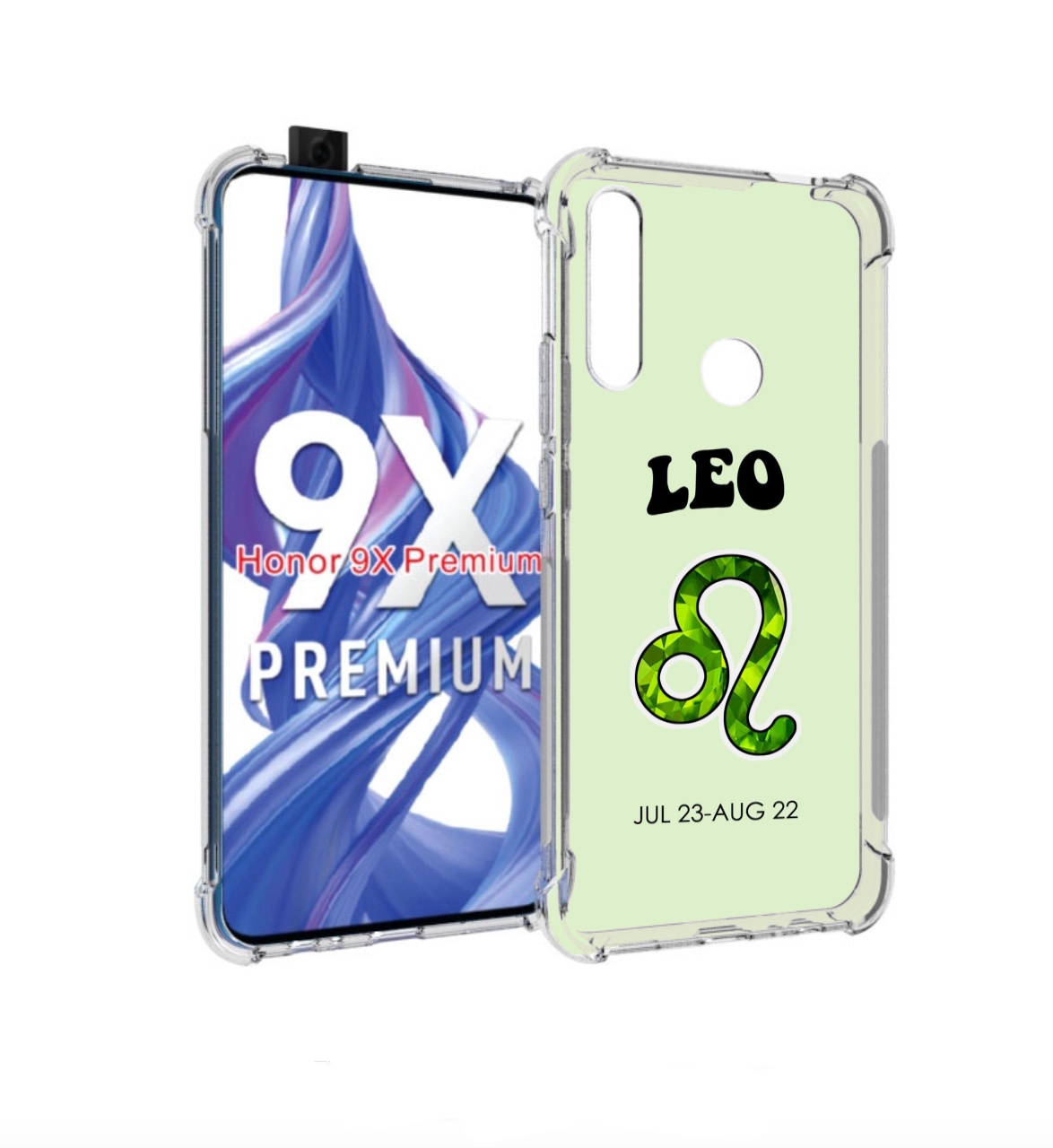 

Чехол бампер MyPads знак зодиака лев 1 для Honor 9X (STK-LX1)/Hu, Прозрачный, Tocco