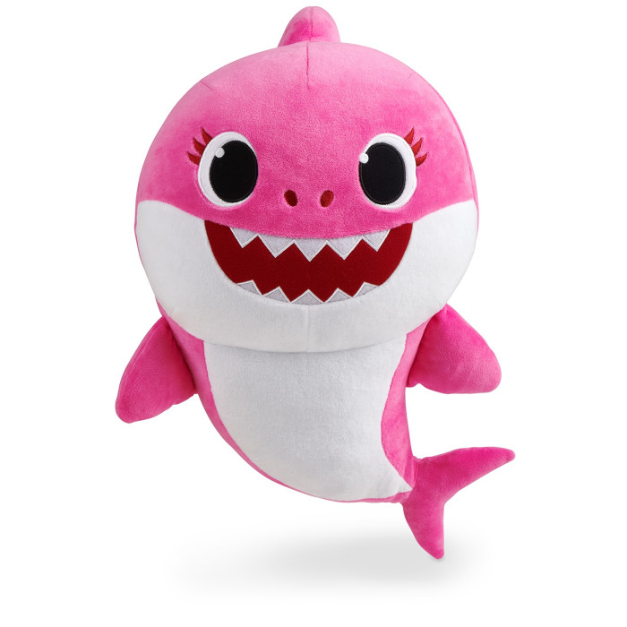 

Игрушка мягкая Baby Shark Мама Акула 45 см, Розовый