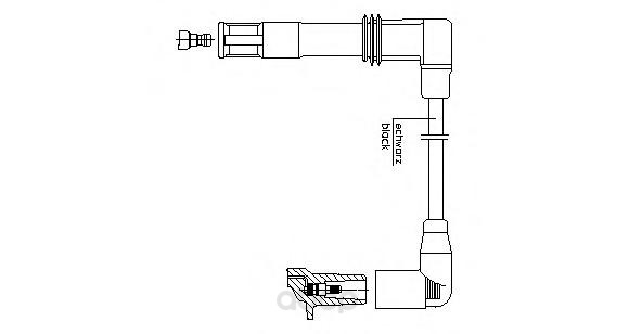 фото Провод высоковольтный audi/seat/skoda/vw bremi