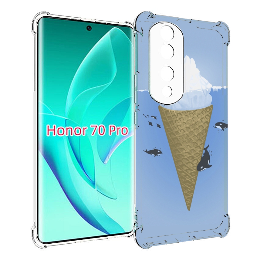

Чехол MyPads мороженное-у-косаток для Honor 70 Pro / 70 Pro Plus, Прозрачный, Tocco