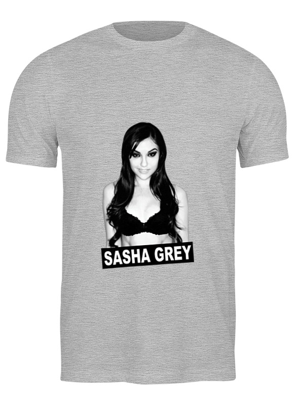 

Футболка мужская Printio Sasha grey 0703999 серая 3XL, Серый, Sasha grey 0703999