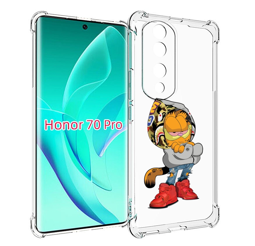 

Чехол MyPads модный-котяра детский для Honor 70 Pro / 70 Pro Plus, Прозрачный, Tocco