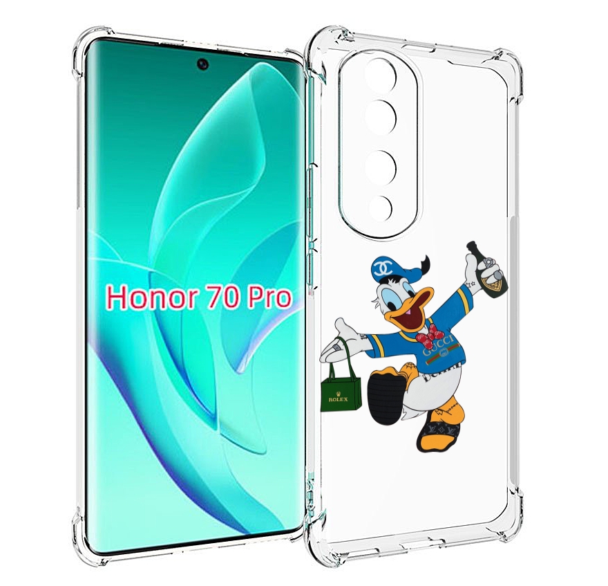 

Чехол MyPads модный-дональд-дак для Honor 70 Pro / 70 Pro Plus, Прозрачный, Tocco