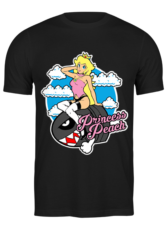 

Футболка мужская Printio Princess peach 0701082 черная 3XL, Черный, Princess peach 0701082