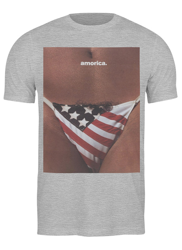 

Футболка мужская Amorica. 0698745 Printio серая 3XL, Amorica. 0698745