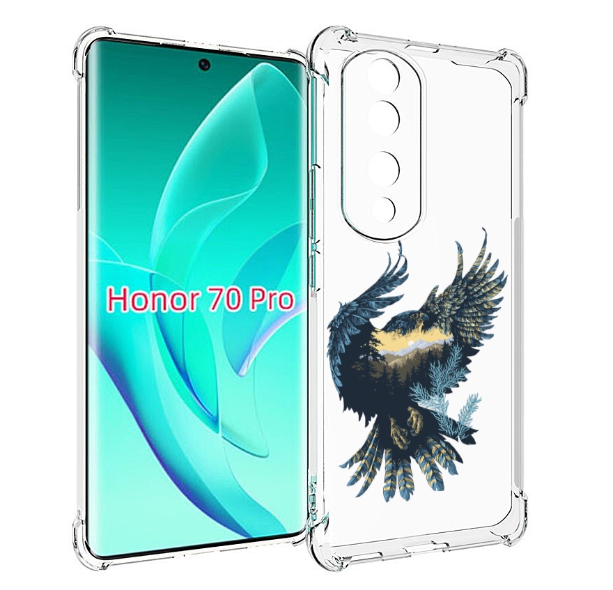 

Чехол MyPads мирок в соколе для Honor 70 Pro / 70 Pro Plus, Прозрачный, Tocco