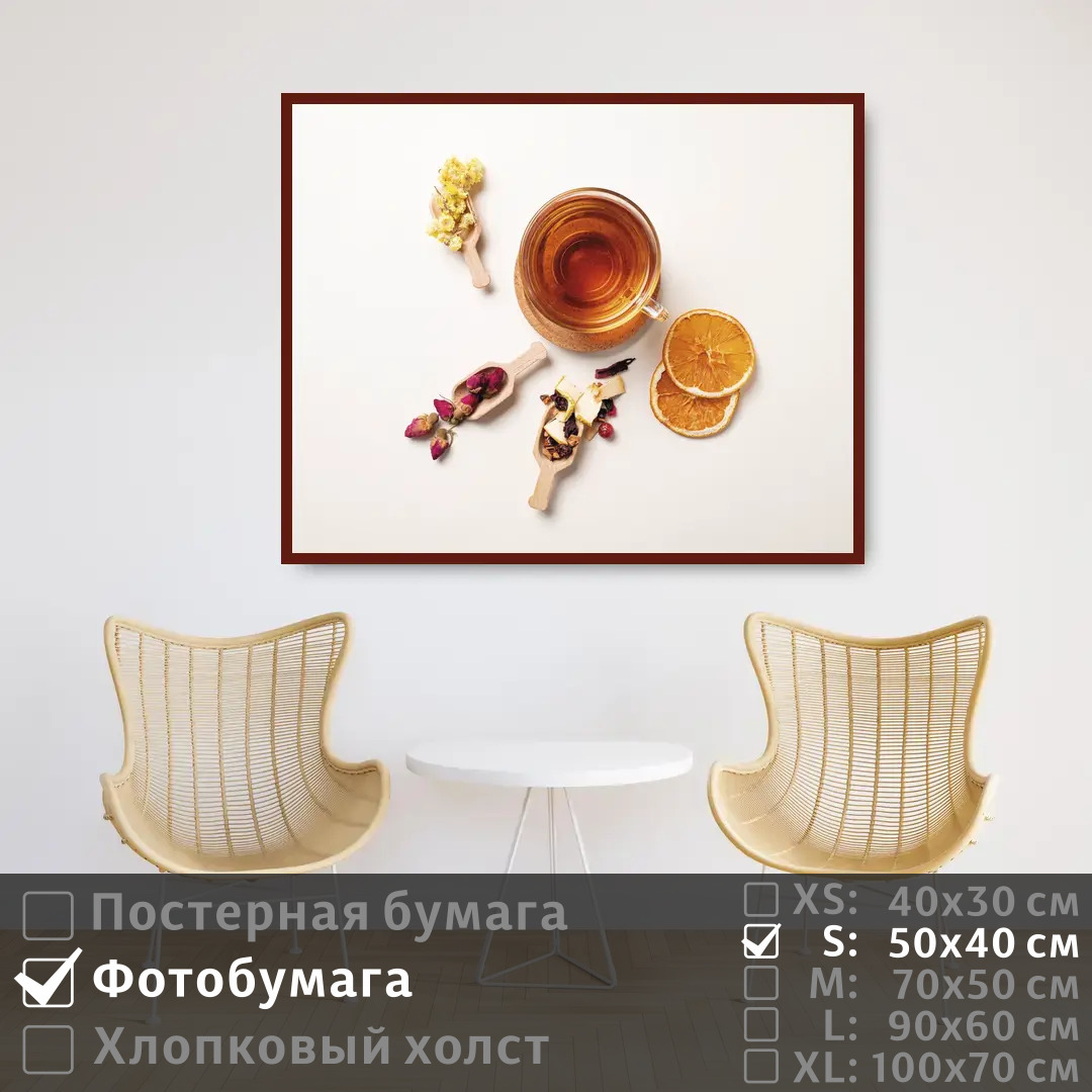 

Постер на фотобумаге ПолиЦентр Завтрак чай 50х40 см, ЗавтракЧай