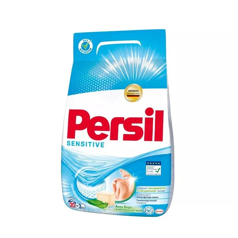 Порошок Persil автомат для стирки Sensitive, 3 кг