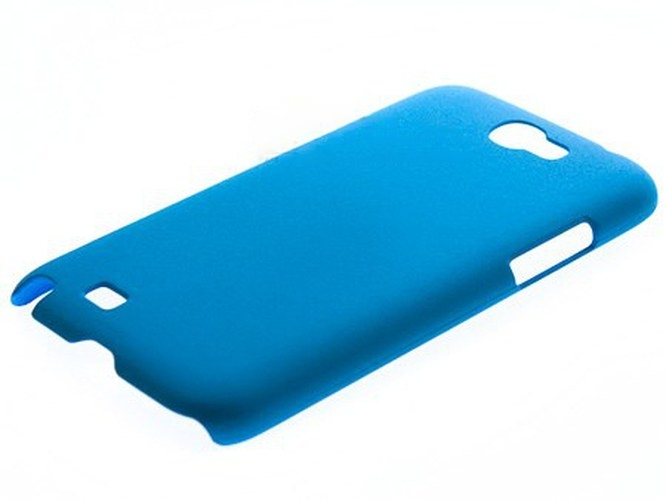 

Задняя накладка для Samsung Galaxy N7100 Note 2 песок голубая в тех.уп., Голубой