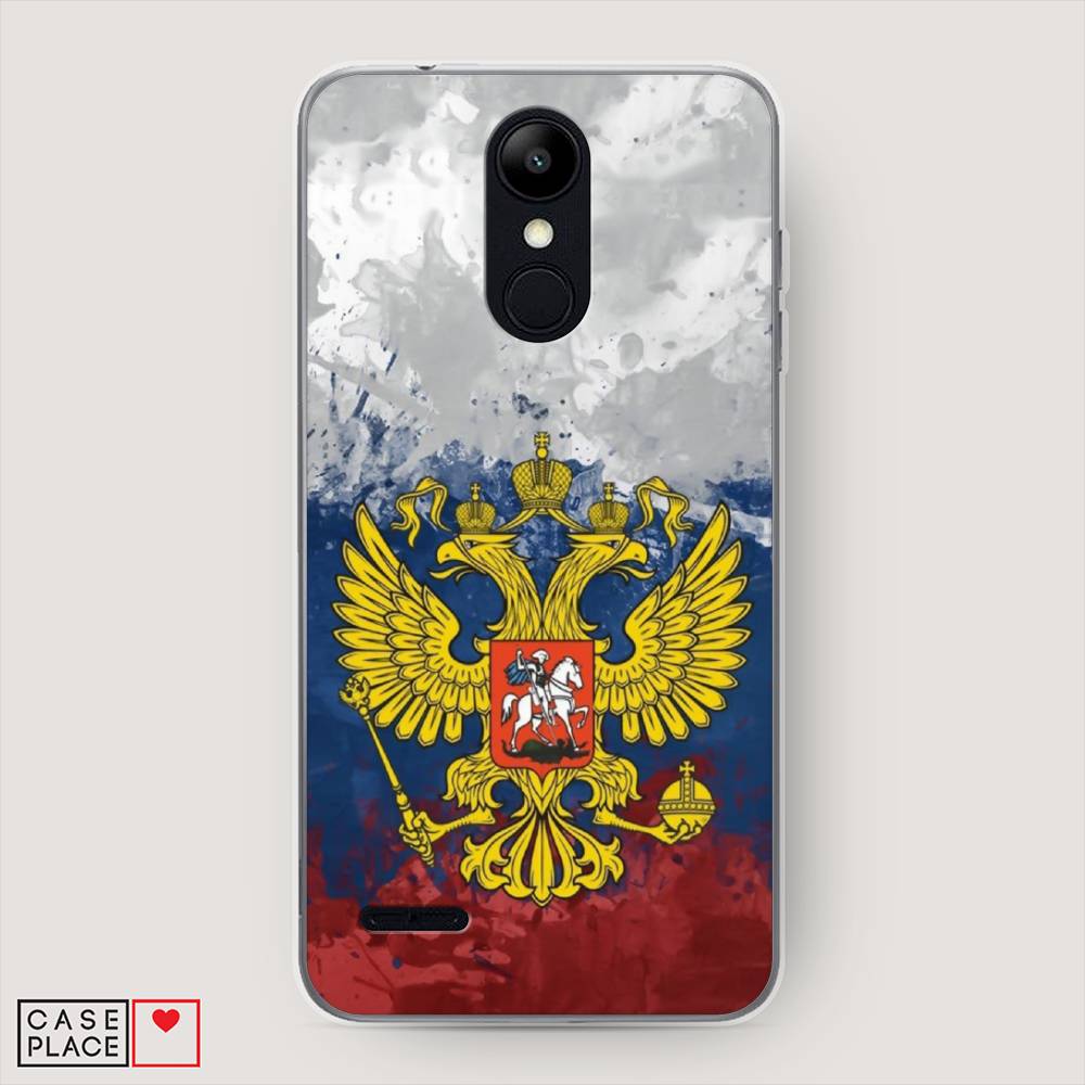 

Чехол Awog на LG K9 (K8 2018) "РФ", Белый;синий;красный, 83750-5