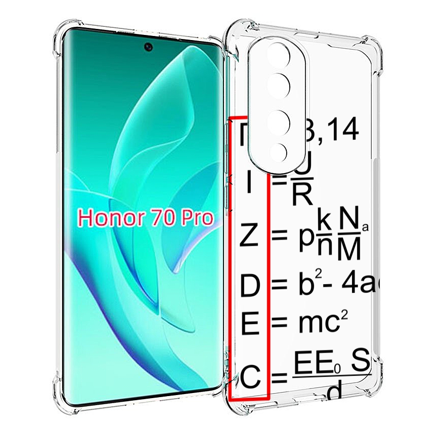 

Чехол MyPads математические-формулы для Honor 70 Pro / 70 Pro Plus, Прозрачный, Tocco