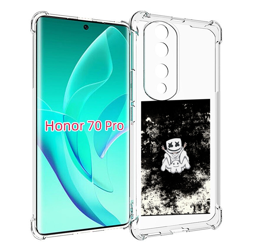 

Чехол MyPads маршмеллоу-френдс для Honor 70 Pro / 70 Pro Plus, Прозрачный, Tocco
