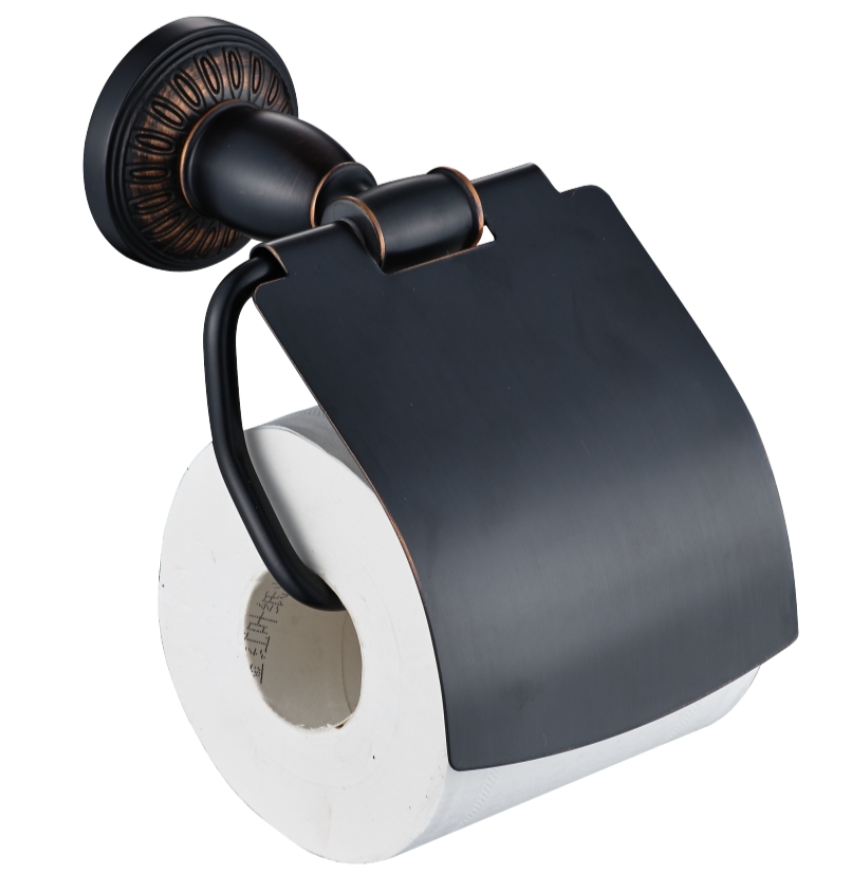 

Держатель для туалетной бумаги с крышкой Savol S-006651H, Черный, S-006651H