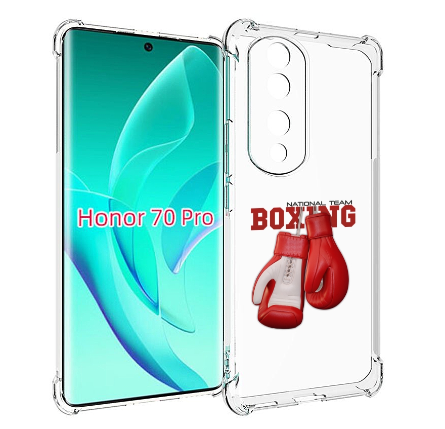 

Чехол MyPads боксерские перчатки для Honor 70 Pro / 70 Pro Plus, Прозрачный, Tocco